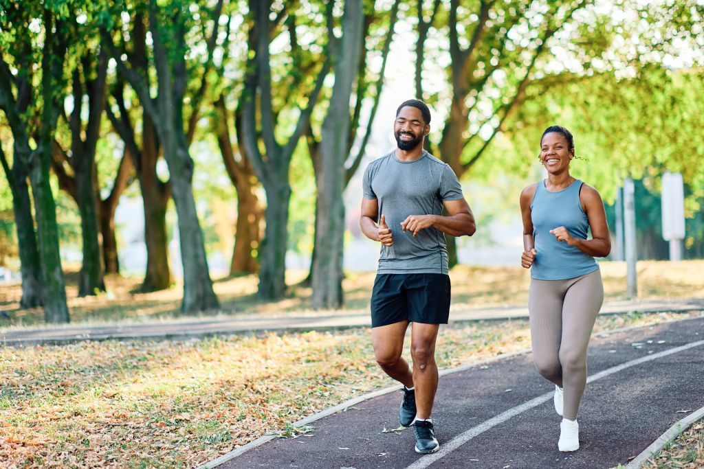 Healthy, energetic couple