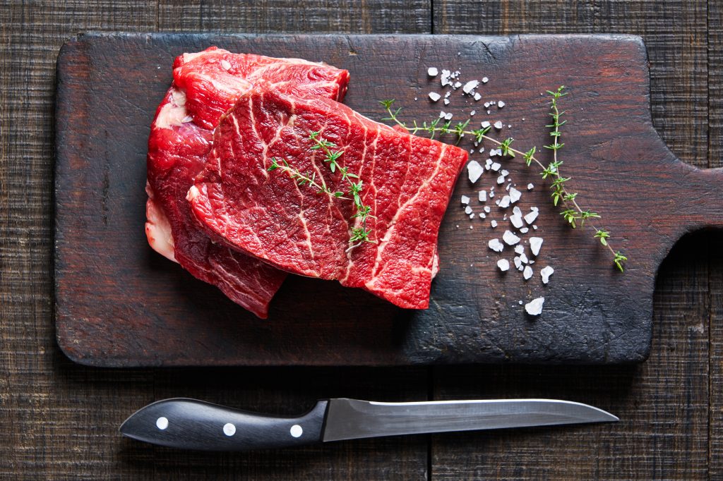Raw meat
