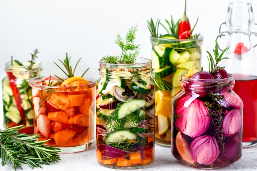 Fresh pickled vegetables 