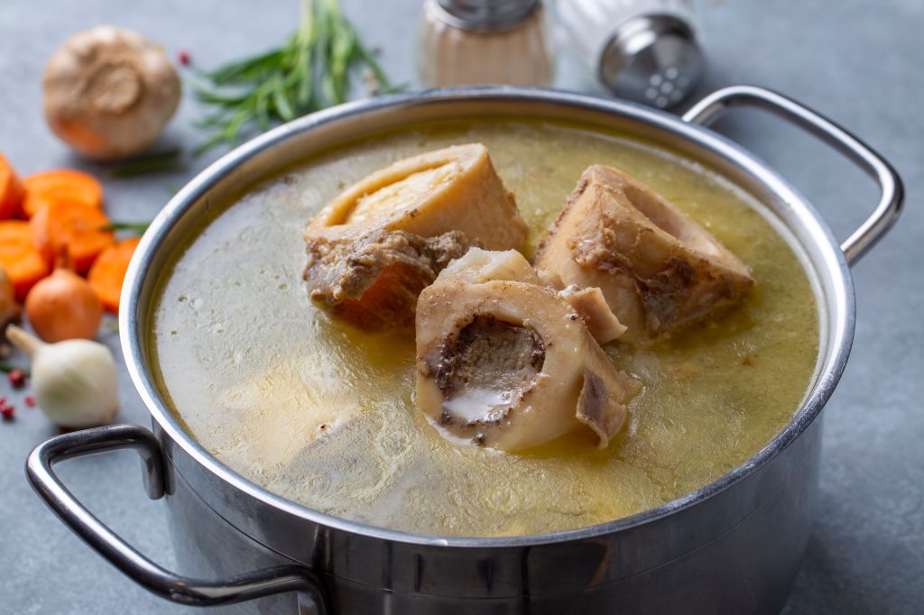 Homemade bone broth