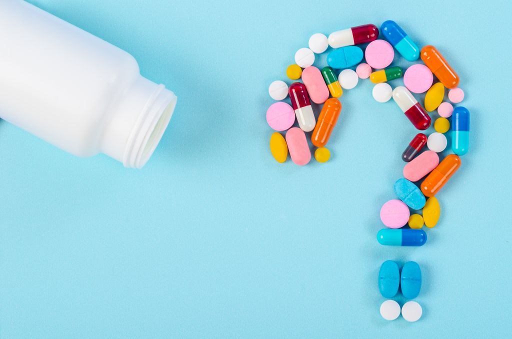 Pill question mark